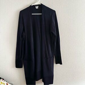Chicos Navy Cardigan Size 3 XL